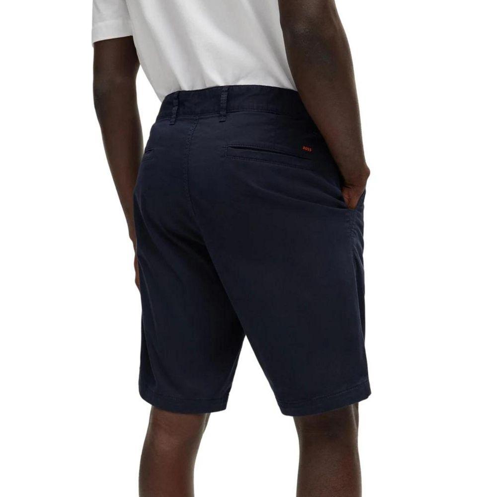 Hugo Boss Blue Cotton Short - Arichezz.store