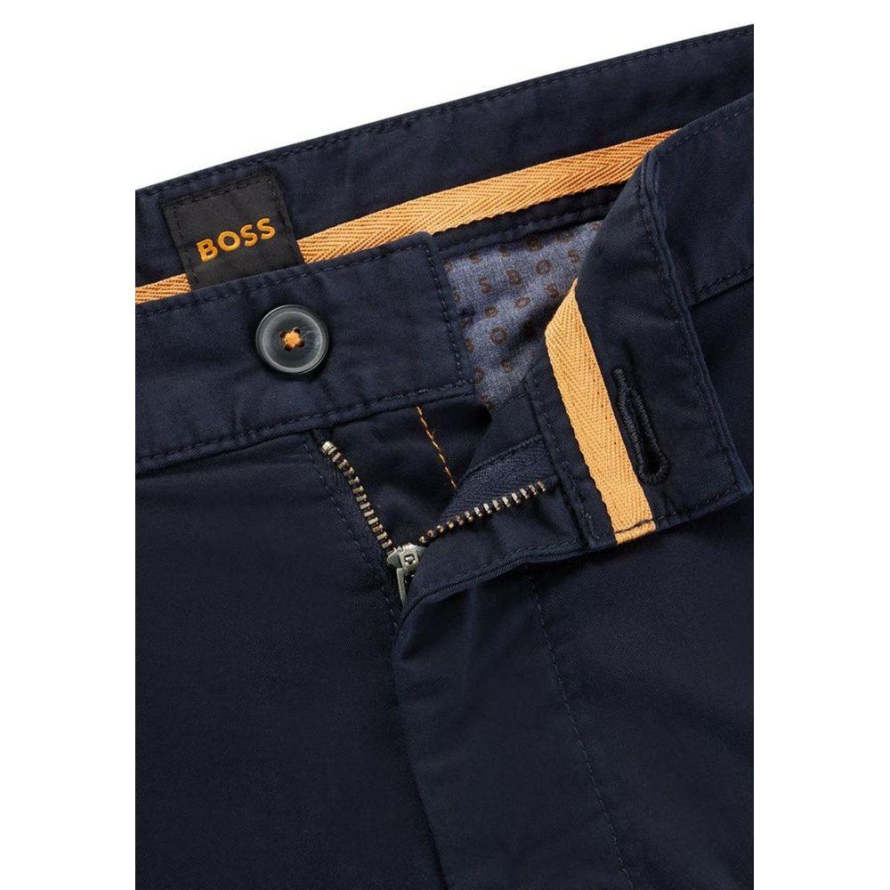 Hugo Boss Blue Cotton Short - Arichezz.store