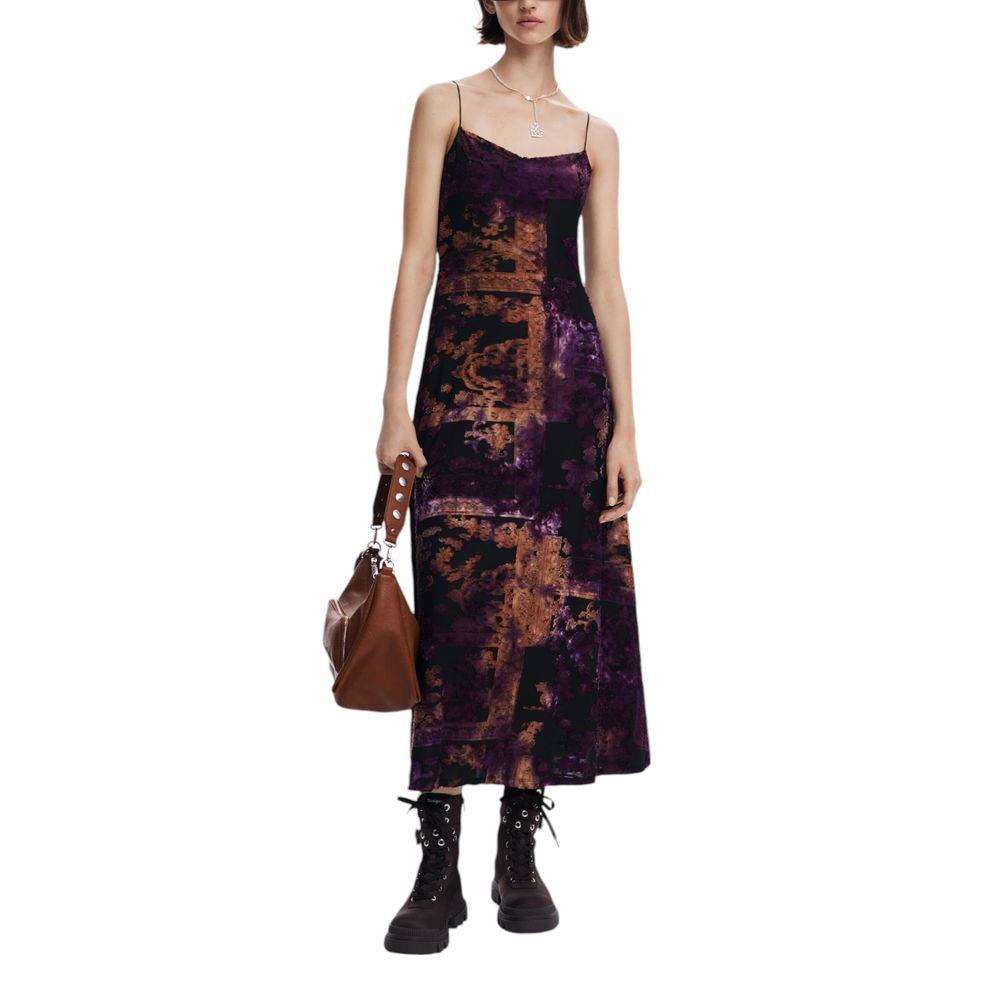 Desigual Black Viscose Dress