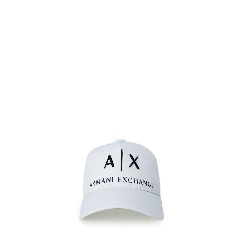 Armani Exchange Cream Cotton Hats & Cap - Arichezz.store