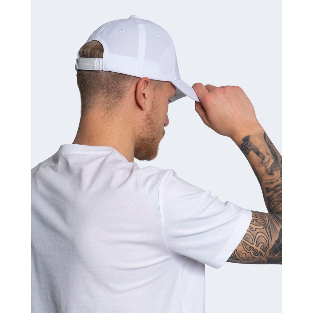 Armani Exchange White Cotton Hats & Cap - Arichezz.store