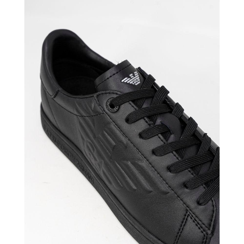 EA7 Emporio Armani Black Polyethylene Sneaker - Arichezz.store