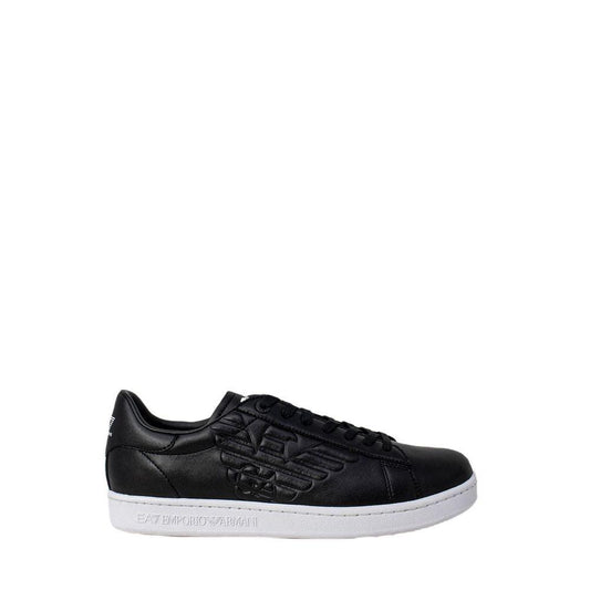 EA7 Emporio Armani Black And White Polyethylene Sneaker - Arichezz.store