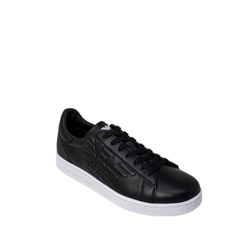 EA7 Emporio Armani Black And White Polyethylene Sneaker - Arichezz.store