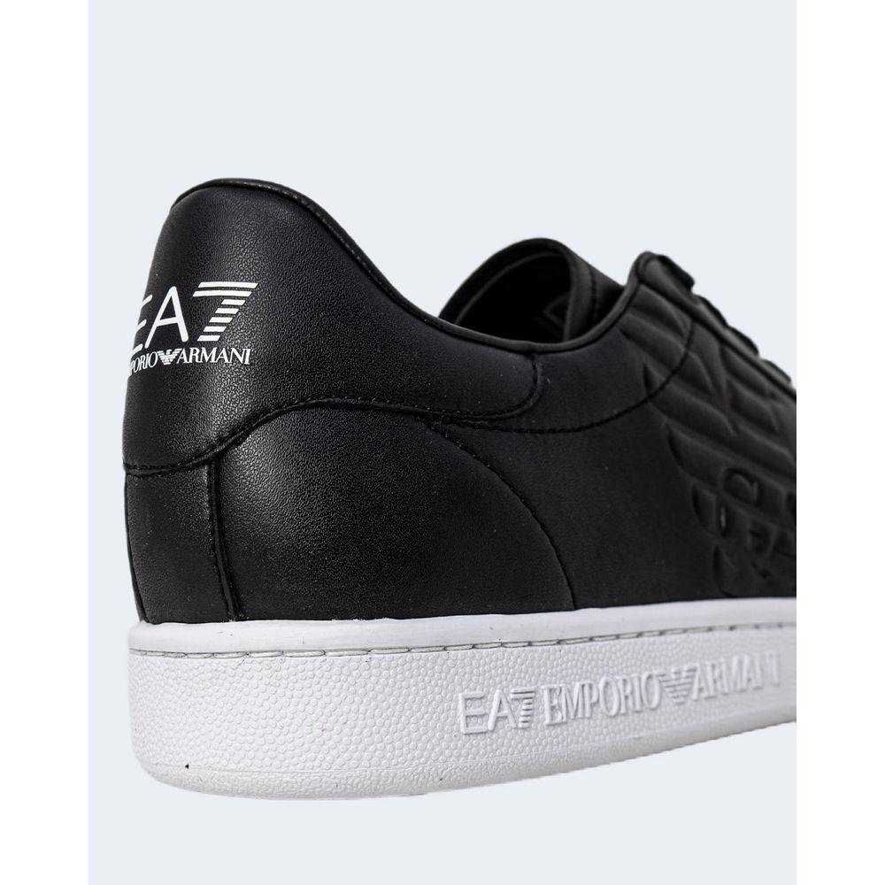 EA7 Emporio Armani Black And White Polyethylene Sneaker - Arichezz.store