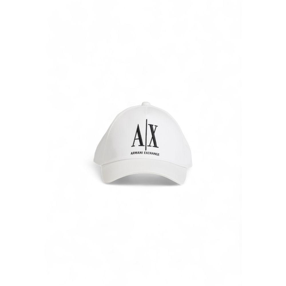 Armani Exchange White Cotton Hats & Cap - Arichezz.store