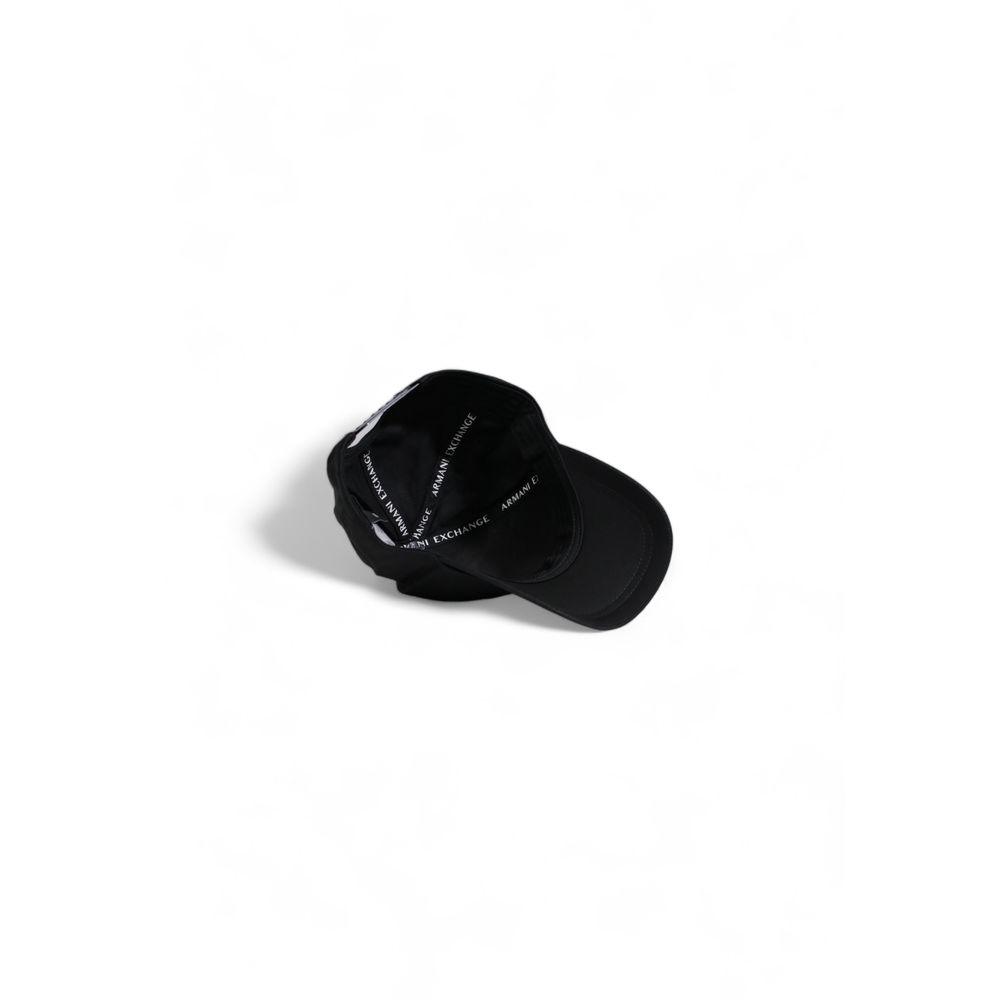 Armani Exchange Black Cotton Hats & Cap - Arichezz.store