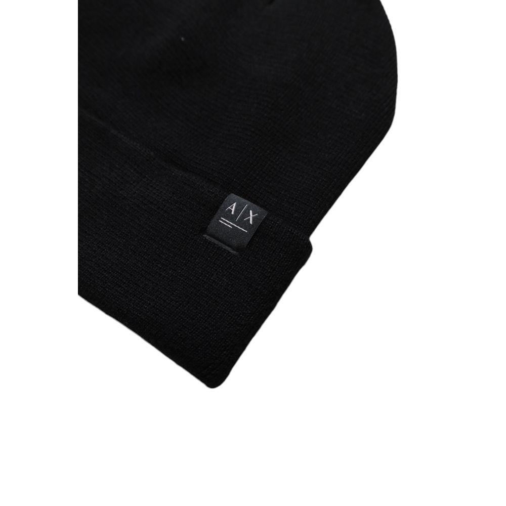 Armani Exchange Black Polyester Hats & Cap - Arichezz.store