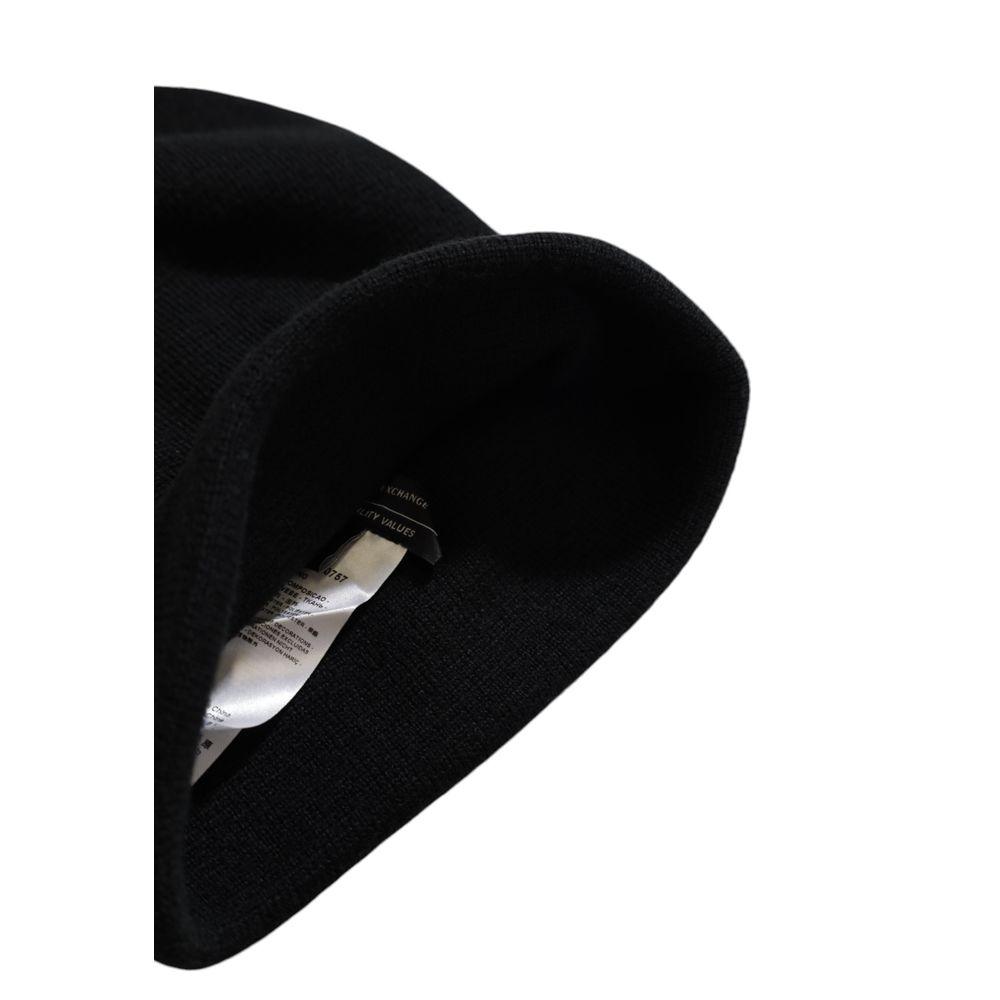 Armani Exchange Black Polyester Hats & Cap - Arichezz.store