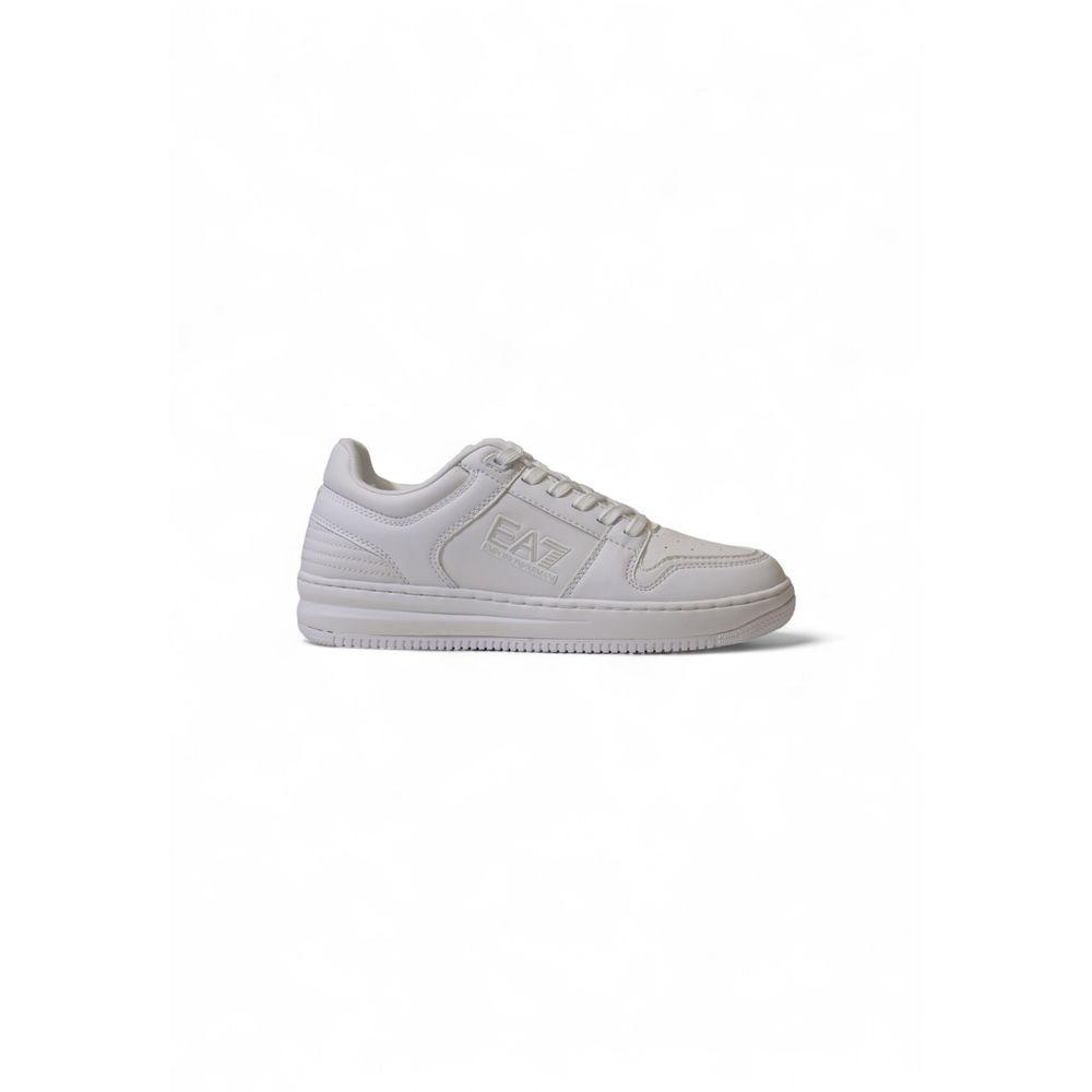 EA7 Emporio Armani White Polyester Sneaker - Arichezz.store