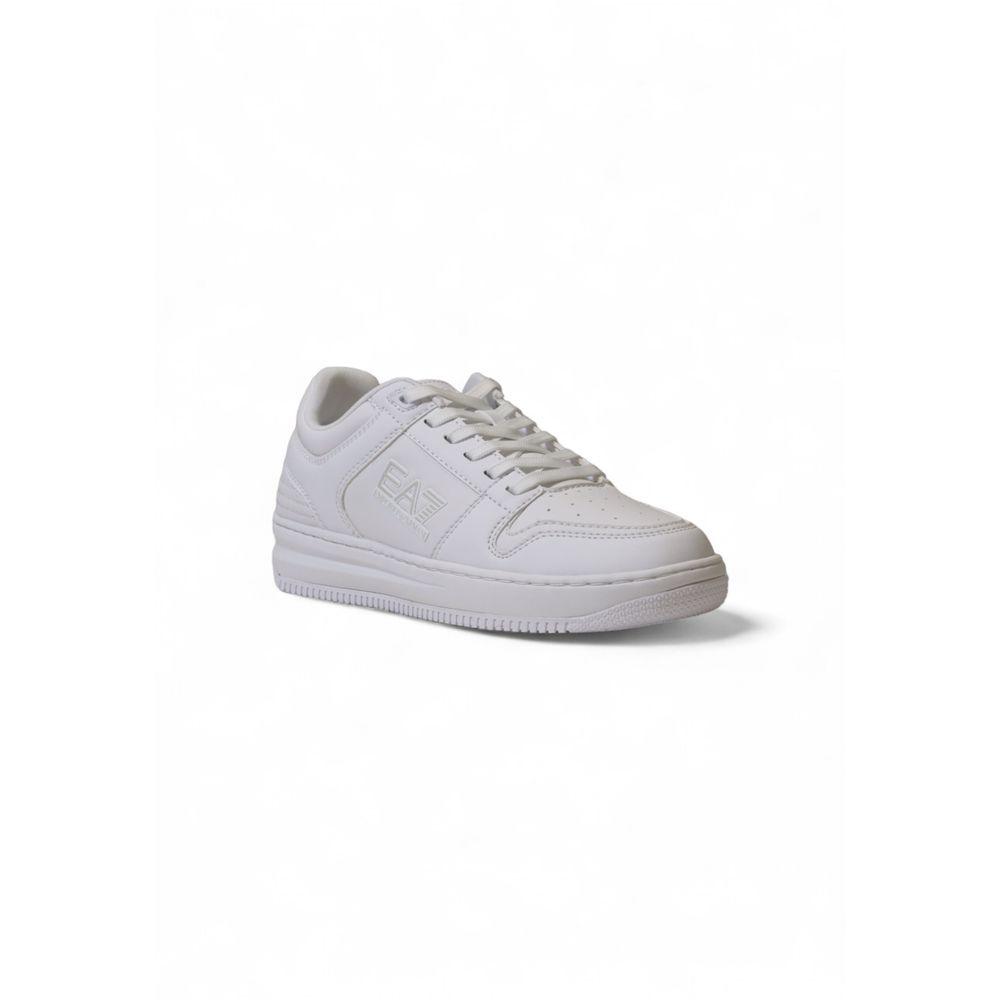 EA7 Emporio Armani White Polyester Sneaker - Arichezz.store