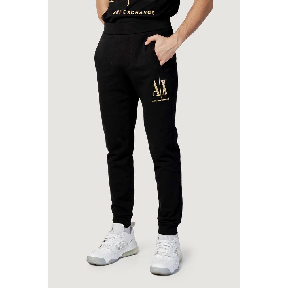 Armani Exchange Black Cotton Jeans & Pant - Arichezz.store