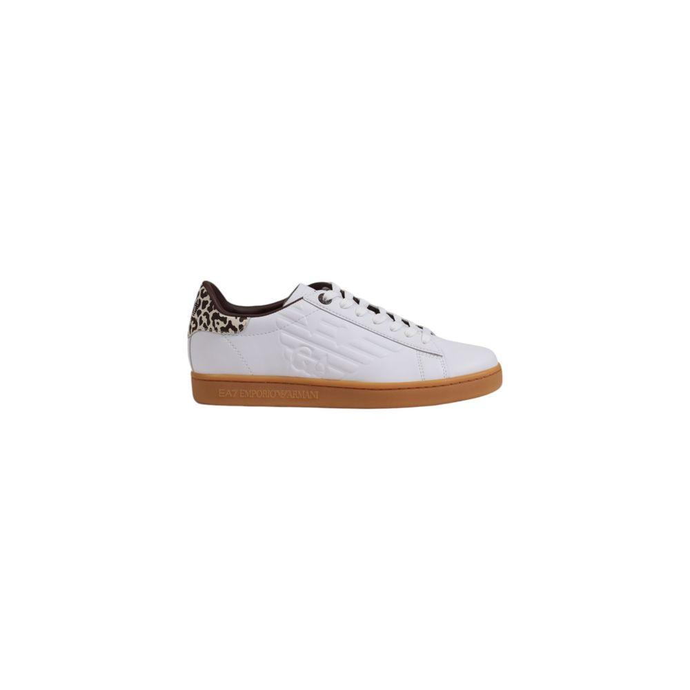 EA7 Emporio Armani Beige Leather Sneaker - Arichezz.store