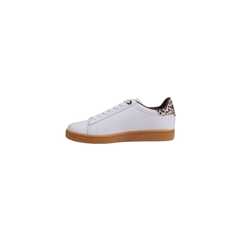 EA7 Emporio Armani Beige Leather Sneaker - Arichezz.store