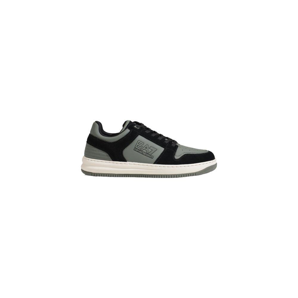 EA7 Emporio Armani Green Polyester Sneaker - Arichezz.store