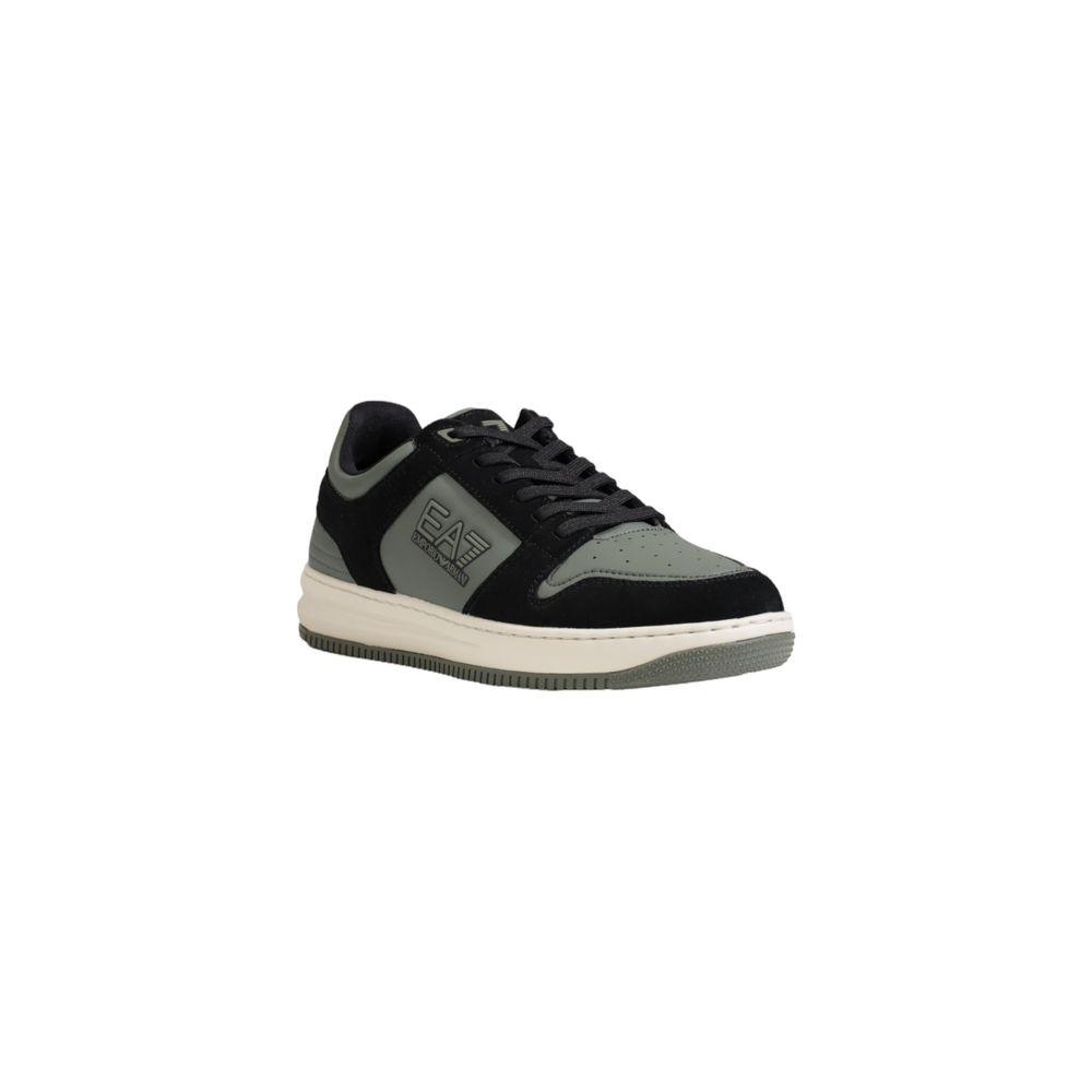 EA7 Emporio Armani Green Polyester Sneaker - Arichezz.store