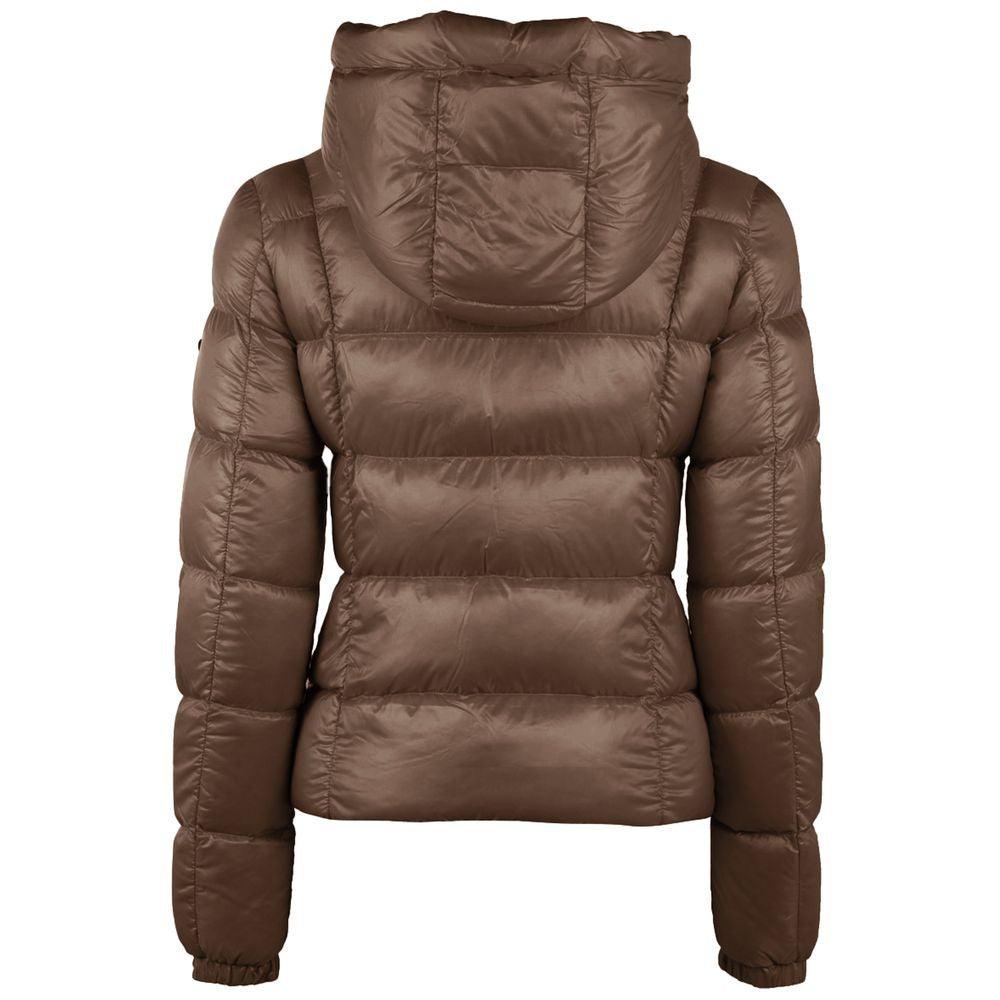 Refrigiwear Brown Nylon Jackets & Coat - Arichezz.store