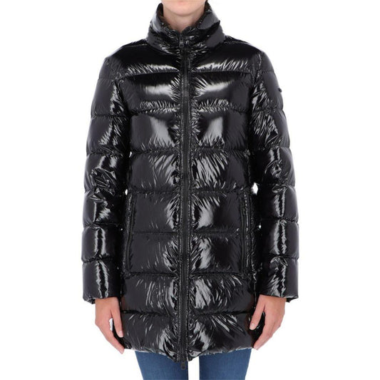 Refrigiwear Black Down Jacket for Ultimate Warmth - Arichezz.store