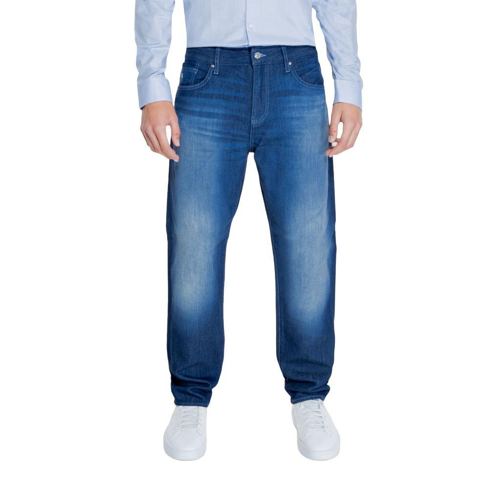 Armani Exchange Blue Cotton Jeans & Pant - Arichezz.store