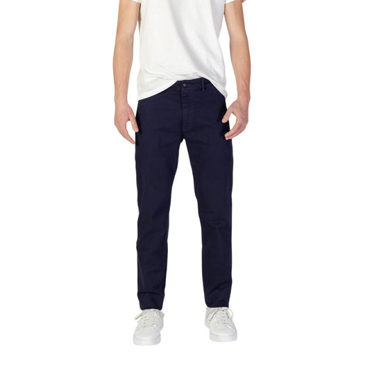 Hugo Boss Blue Cotton Jeans & Pant - Arichezz.store