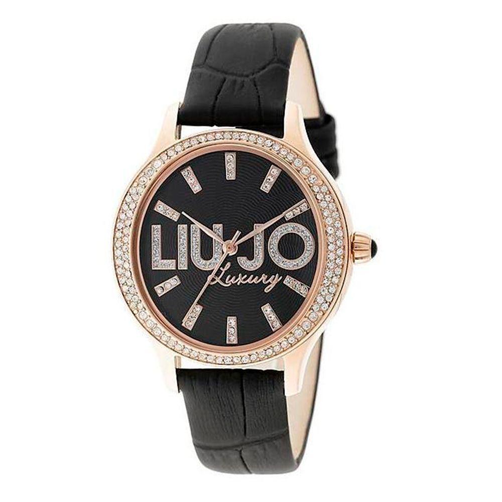 Liu Jo Black Leather Watch - Arichezz.store