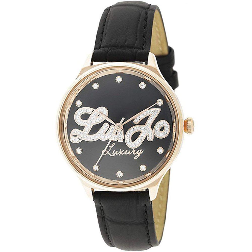 Liu Jo Black Leather Watch - Arichezz.store