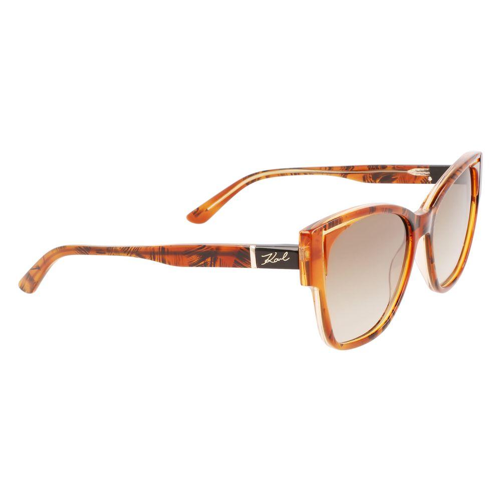 Karl Lagerfeld Orange Acetate Sunglasses - Arichezz.store