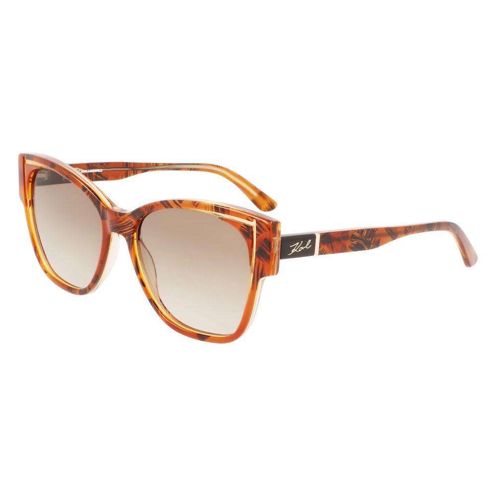 Karl Lagerfeld Orange Acetate Sunglasses - Arichezz.store