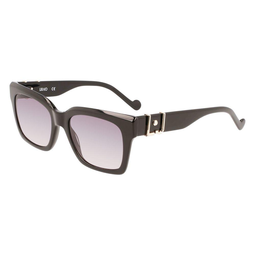 Liu Jo Black Acetate Sunglasses - Arichezz.store