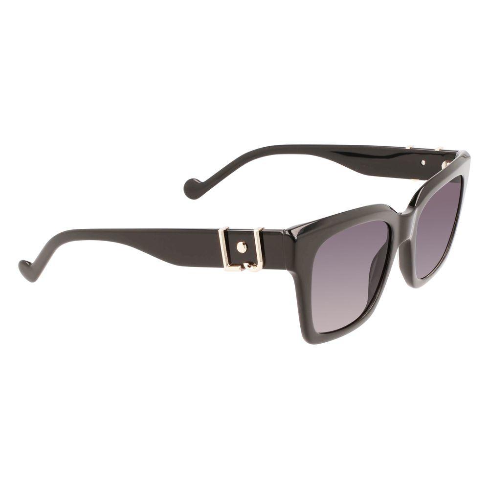 Liu Jo Black Acetate Sunglasses - Arichezz.store