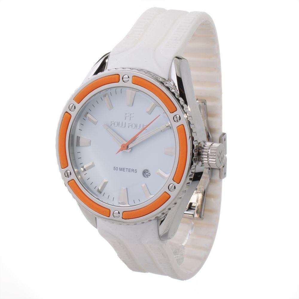 Folli Follie White Silicone Watch - Arichezz.store