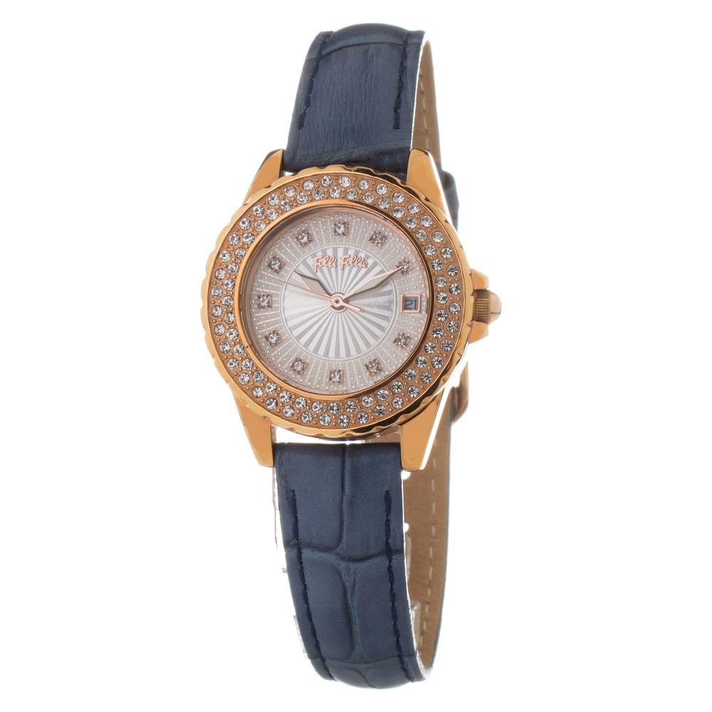 Folli Follie Blue Leather Watch - Arichezz.store