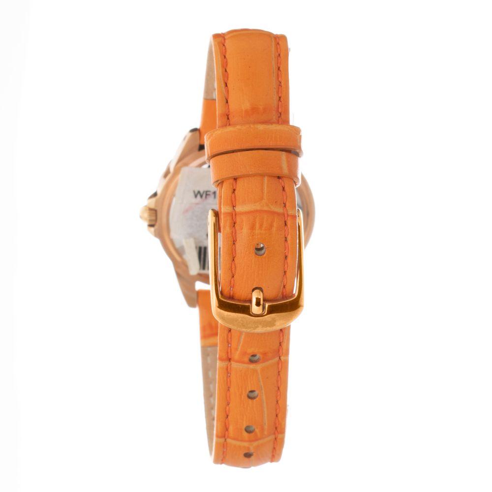 Folli Follie Orange Leather Watch - Arichezz.store