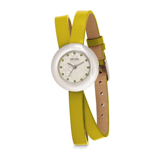 Folli Follie Yellow Leather Watch - Arichezz.store