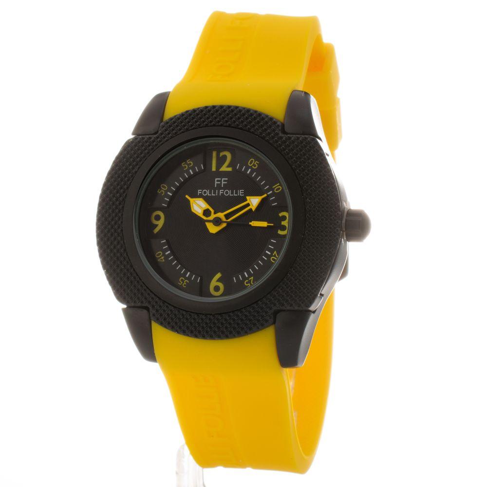 Folli Follie Yellow Silicone Watch - Arichezz.store