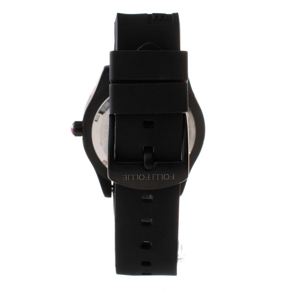 Folli Follie Black Silicone Watch - Arichezz.store