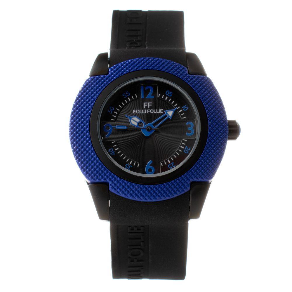 Folli Follie Black Silicone Watch - Arichezz.store