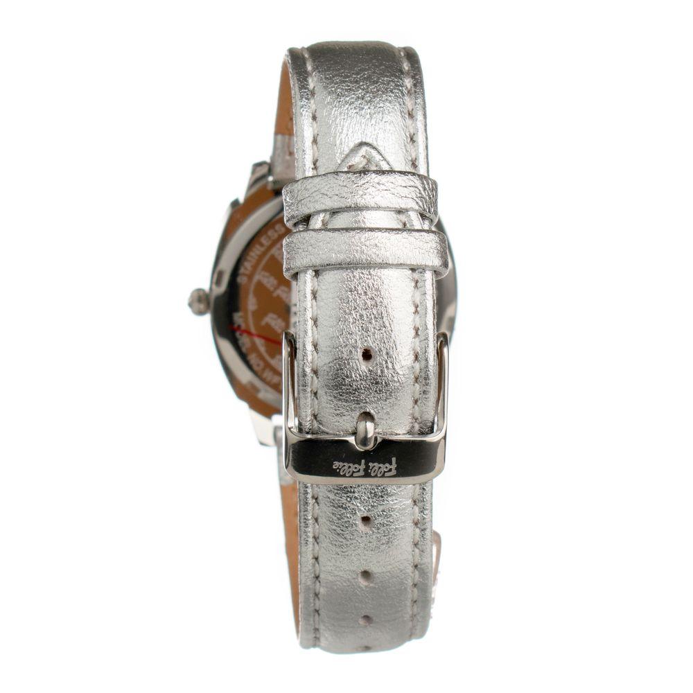 Folli Follie Gray Leather Watch - Arichezz.store