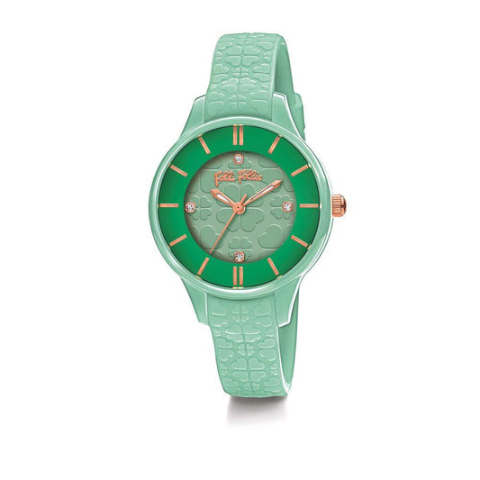 Folli Follie Green Plastic Watch - Arichezz.store