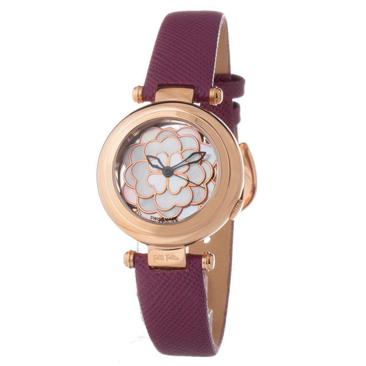 Folli Follie Purple Leather Watch - Arichezz.store