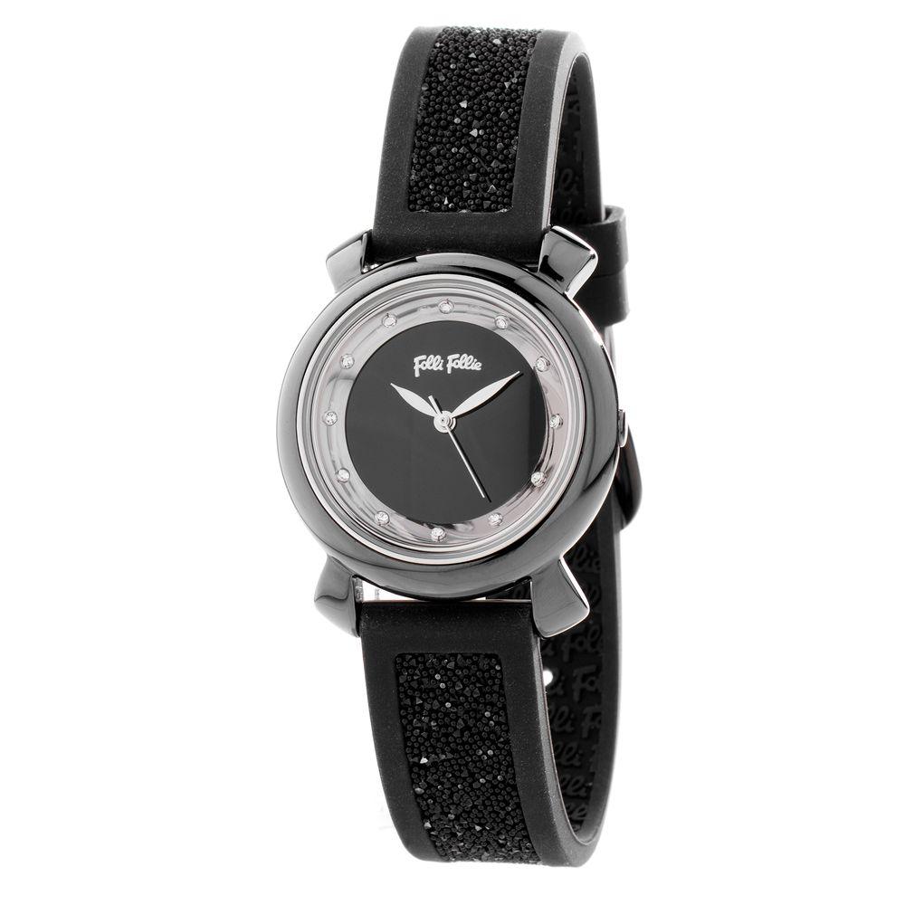 Folli Follie Black Plastic Watch - Arichezz.store