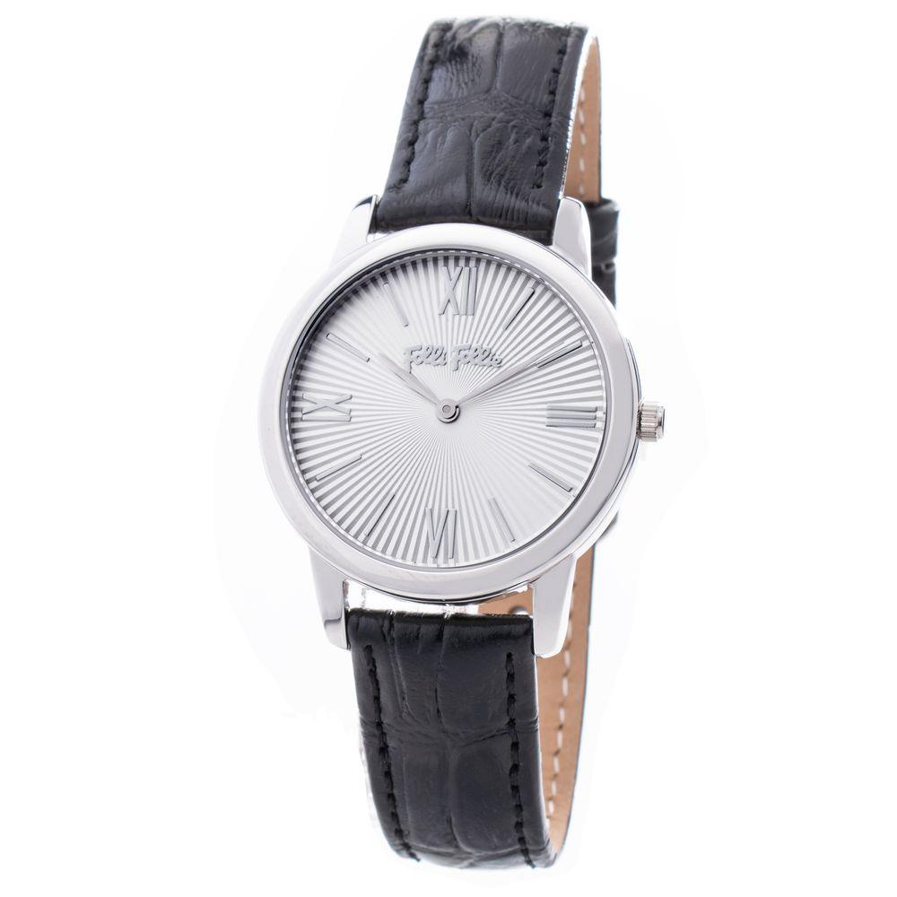 Folli Follie Black Leather Watch - Arichezz.store