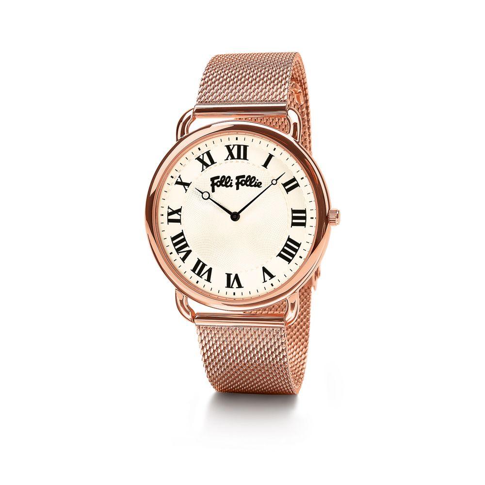 Folli Follie Rose Gold Steel Watch - Arichezz.store