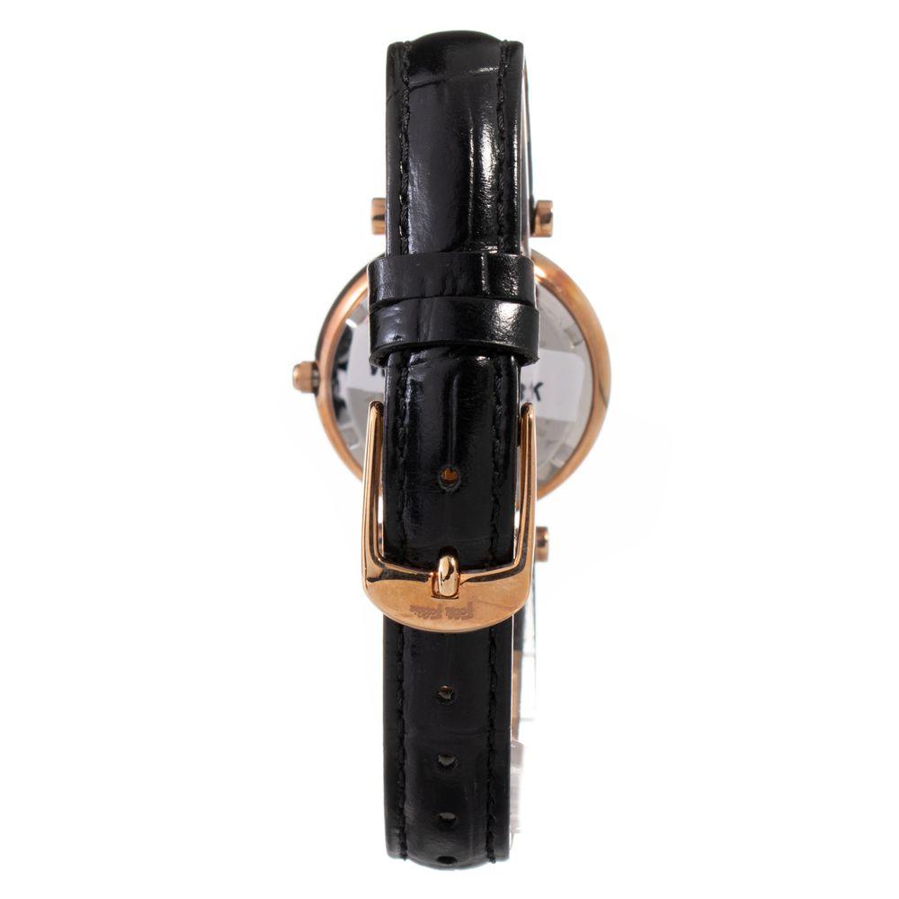 Folli Follie Black Leather Watch - Arichezz.store