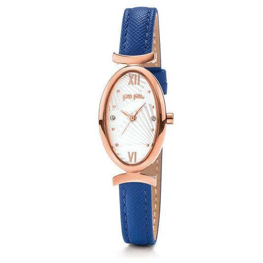 Folli Follie Blue Leather Watch - Arichezz.store