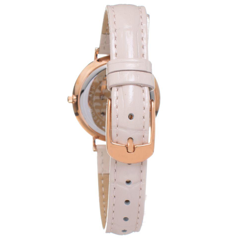 Folli Follie Beige Leather Watch - Arichezz.store