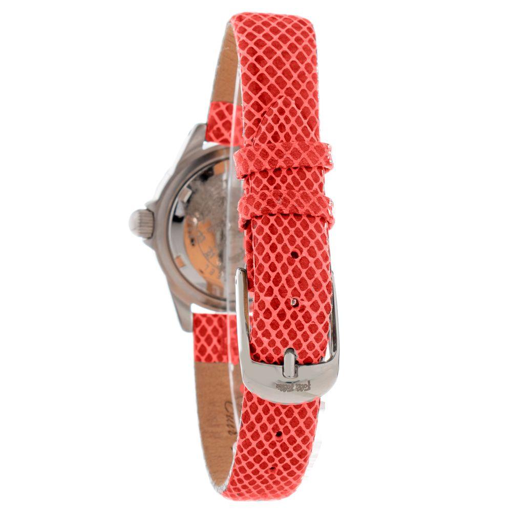 Folli Follie Red Leather Watch - Arichezz.store