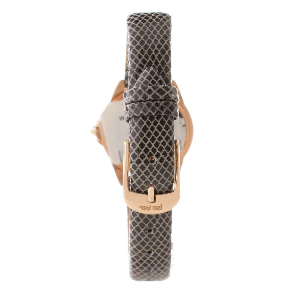 Folli Follie Gray Leather Watch - Arichezz.store