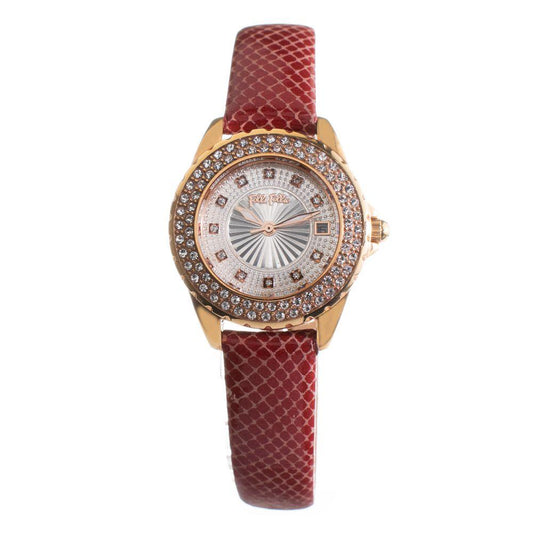 Folli Follie Red Leather Watch - Arichezz.store