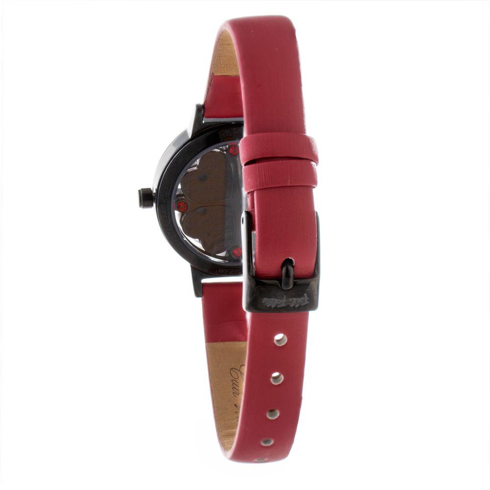 Folli Follie Red Leather Watch - Arichezz.store